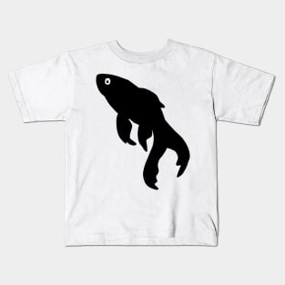 Goldfish Black White 6 Kids T-Shirt